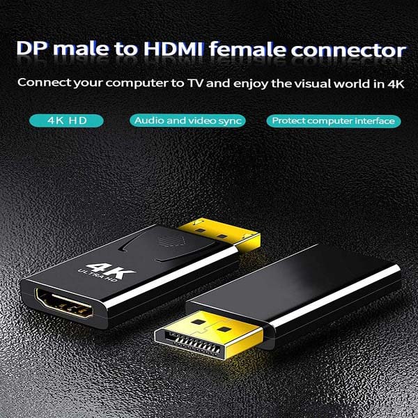 مبدل DISPLAY PORT به HDMI دی نت کیفیت 4K