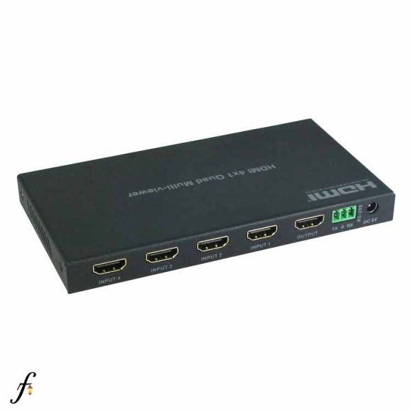 Faranet HDMI 4x1 Switch Quad multi-viewer (5 mode) + RS232 + IR