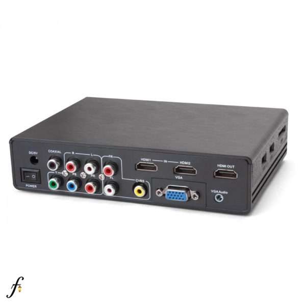 مبدل پورت های تصویری VGA/AV/YUV/HDMI/USB به HDMI فرانت