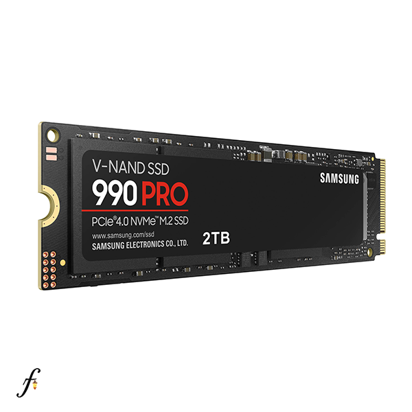 نمای کلی هارد SSD اینترنال سامسونگ مدل 990 PRO ظرفیت 2 ترابایت