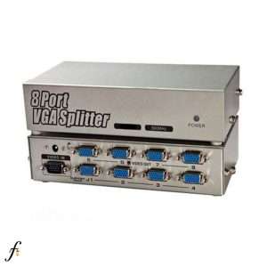 اسپلیتر 8 پورت VGA بافو مدل BF-H237 با پهنای باند 500 مگاهرتز