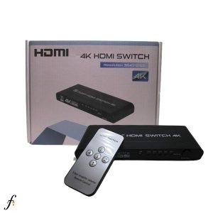 سوئیچ 5 پورت HDMI پی نت مدل 4K501